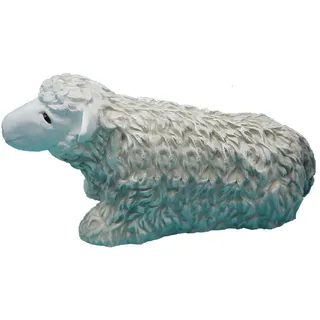 Xlmoebel Gartenfigur Liegendes Schaf aus hochwertigem Material für Garten und Terrasse, (Gartenfigur), Hergestellt in Europa bunt
