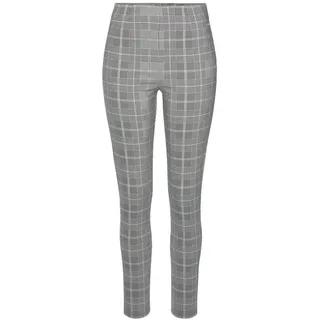 LASCANA Highwaist Leggings kariert Braun 36/38