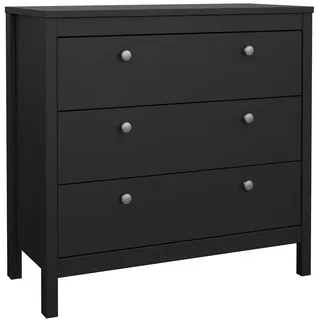 Home Affaire Madrid 82,3 x 79,7 x 38,4 cm Schwarz matt