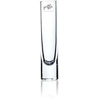 Sandra Rich Glasvase, Blumenvase SOLIFLEUR H. 18cm D. 4cm rund transparent