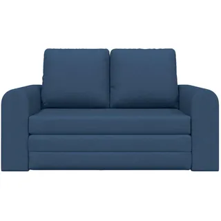 vidaXL Schlafsofa 60cm Blau Stoff