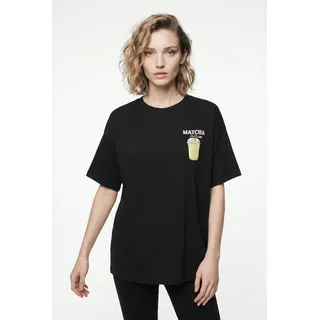 Only ONLRITA S/S PRINTED TEE Schwarz L