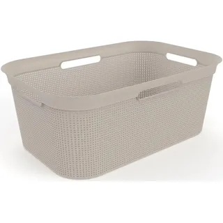Rotho Wäschekorb Brisen 41, Cappuccino