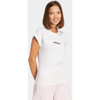 adidas ESSENTIALS LINEAR COTTON Weiß XL