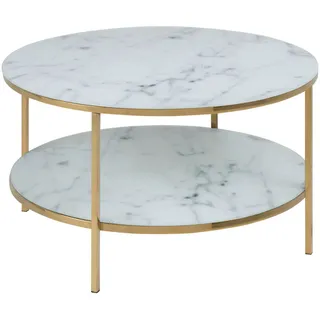 ac-design ALISMA Goldgelb Marmor 80 x 45 cm