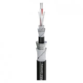SOMMER CABLE Mikrofonkabel SC-AQUA MARINEX MIKRO 25; 2 x 0,25 mm2; PUR-SR Ø mm; schwarz