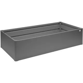 Biohort HochBeet Mini 201,6 x 103,1 x 45 cm Dunkelgrau-Metallic