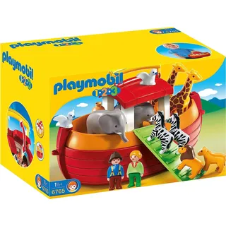 PLAYMOBIL 1.2.3 6765 Meine Mitnehm-Arche-Noah, mit 12 Tieren, Zugangspl  NEU OVP