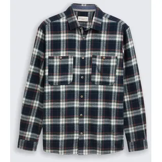 Tom Tailor Langarmhemd kariert Blau S