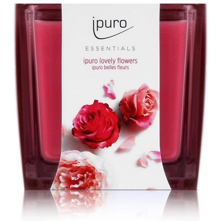 IPURO Duftkerze Essentials Ipuro Duftkerze lovely flowers 125g - Dufterlebnis (1er Pac