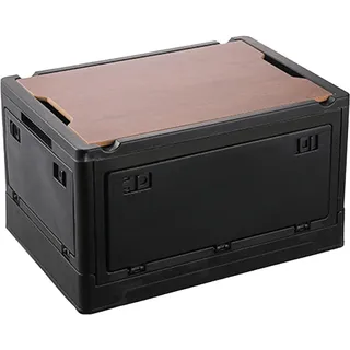 Camping Kiste, Campingbox Für Auto, Camping Boxen Mit Deckel, Outdoor-Faltbare-Aufbewahrungsbox, Zusammenklappbarer Kofferraum-Organizer, Aufbewahrungsorganisator Mit Verstärktem Boden Für Picknick