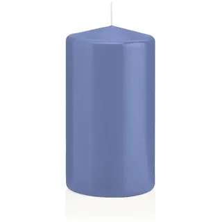 Wiedemann Kerzen Stumpenkerzen Grau-Blau Ø 48 x 60 mm, 24 Stück