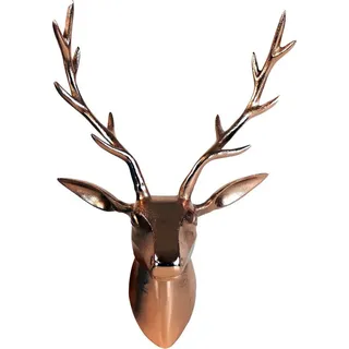 ARTRA Dekogeweih Deko Geweih Hirschkopf "Kupfer" Größe: L Wandfigur Hirsch Hirschgeweih (1 St)