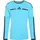 langarm Herren Bright cyan/black S