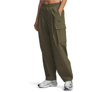 Under Armour Unstoppable Ripstop Cargohose Damen Grün/Schwarz XL