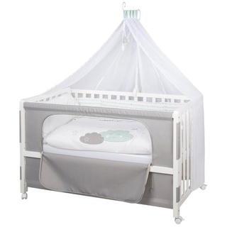 roba® Beistellbett Room Bed, 60 x 120 cm, Beistellbett zum Elternbett, komplette Ausstattung weiß