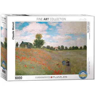 Eurographics Mohnfeld von Claude Monet 1000 Teile