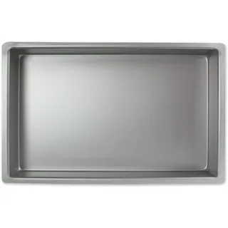 PME OBL07112 Längliche Aluminium-Backform 177 x 279 x 51 mm, Silver, 18 x 28 x 5 cm