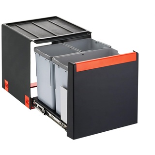 Franke Cube 40 Handauszug 3-fach Mülltrennung / Abfallsammler 1x 14 Liter + 2x 7 Liter