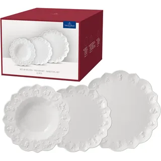 Villeroy & Boch Toy's Delight Royal Classic Teller-Set 12 teilig Weiß