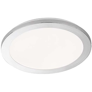 Deckenleuchte Badezimmerlampe dimmbar LED Küchenleuchte chrom Flurlampe weiß