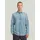 Clean Slim Langarmhemd Blau L