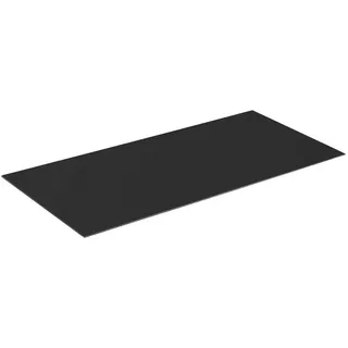Voleo Oberplatte, Anthrazit, Glas, 40.50x0.40x90.30 cm, Wohnzimmer, TV Möbel, TV-Aufsätze