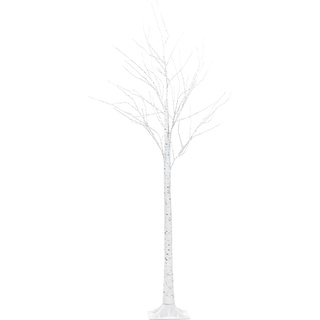 Beliani, Weihnachtsbaum, Weihnachtsdekoration Lumarko Gartendekoration LED-Baum 160 cm weiss LAPPI. (160 cm)