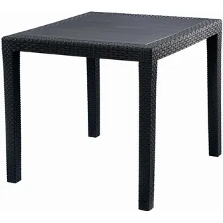 PROGARDEN King Bistrotisch 79 x 79 x 72 cm anthrazit