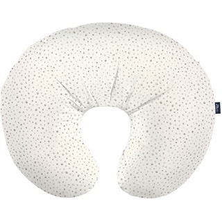 Stillkissen Medium – Aqua Dot (58X49) Aus Jersey In Weiß