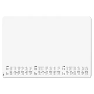 Sigel H6301 Papier-Schreibtischunterlage DIN A2, Kalender 2026 - 2028, 30 Blatt, mit abgerundeten Ecken, Schreibunterlage aus nachhaltigem Papier