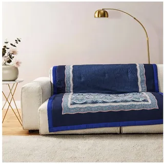 BASSETTI Sabbioneta Plaid 135 x 190 cm Blau