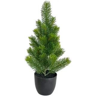 Künstlicher Tannenbaum im Topf. Weihnachtsbaum, Kunsttanne ca 40cm.