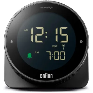 Braun BC24B-DCF Unisex  Funkwecker schwarz