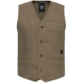 King Kerosin Jeansweste in khaki | Gr.: XXL