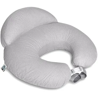 SEI Design Stillkissen Stillkissen mit verstellbarem Hüftgurt, entlastet Schultern und Nacken, zusätzliches Kissen als Barriere grau