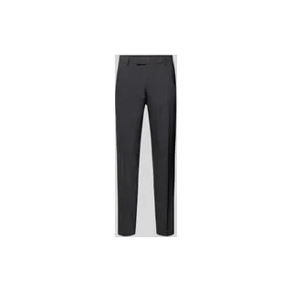Regular Fit Anzughose mit Woll-Anteil Modell 'MADDEN 2.0', Black, 94