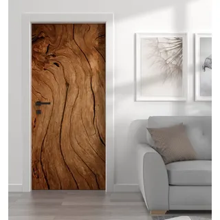 MyMaxxi Dekorationsfolie Türtapete Türposter Türfolie selbstklebend Holz Türaufkleber Folie, (Stil 42, 1St.}, Klebefolie Tür aufgerollt), Selbstklebend