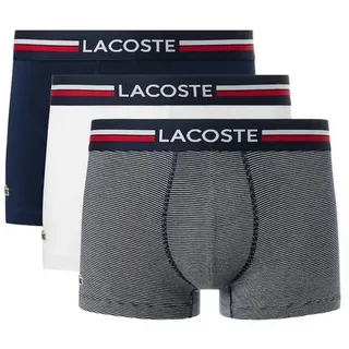 Lacoste Boxershorts Boxershorts Unterhosen 3-Pack (3-St) bunt L