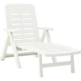 vidaXL Klappliege 189 x 72 x 96 cm weiß klappbar