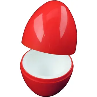 Quality-Collection Eierwärmer Thermo-Ei | Der Klassiker für warme Frühstücks- und Ostereier | Integriertes Styropor für langanhaltende Wärme | Ideal für Zuhause, Camping und Picknick | 4er-Set | Rot