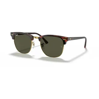 Ray-Ban Clubmaster Classic RB3016 W0366 49-21 gloss tortoise/green