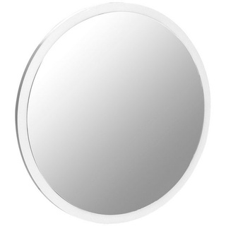 Lomadox Wandspiegel JASLO-80, Flur Garderobe Spiegel Garderobenspiegel rund weiß 60 cm weiß