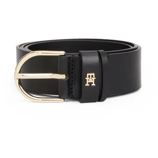 Tommy Hilfiger Damengürtel Leder 3,5 cm schwarz 70