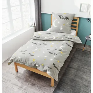 BIERBAUM Kinderbettwäsche JACK by Bierbaum Kinder Biber Bettwäsche 2 tg 135x200cm versch. Motive, Biber, 2 teilig, supersüßes Kinderdesign, 100% Baumwolle, besonders atmungsaktiv