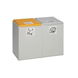VAR Kunststoffcontainer 120 l Grau