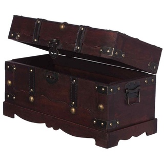 BIRENDY Dekoobjekt FD0432 Truhe Holztruhe Schatzkiste Kiste Piratenkiste Holzbox