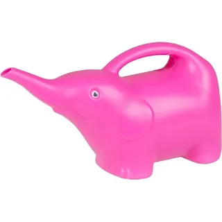 Gießkanne Strend Pro, 1,7L, Elefant, Kännchen, rosa, Kunststoff, 27,5x11x15 cm
