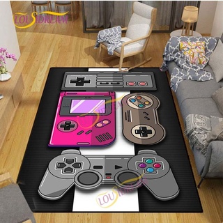 3D-Druck rutschfester Spielunterhaltungsteppich Wohnzimmer Schlafzimmer Arbeitszimmer Kinderspielgriff weicher Teppich Spielmatte Teppiche