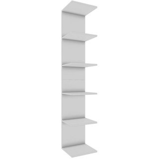 Mid.you Wandregal, Weiß, Holzwerkstoff, 6 Fächer, 35x180x30 cm, stehend, Küchen, Küchenmöbel, Küchenregale